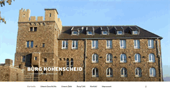 Desktop Screenshot of burg-hohenscheid.org